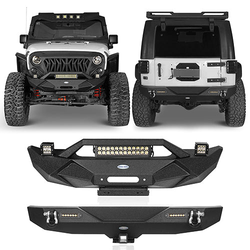 Blade Front Bumper & Different Trail Rear Bumper Combo Kit for