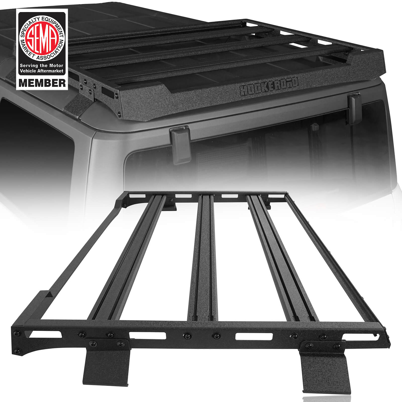 Half best sale roof rack