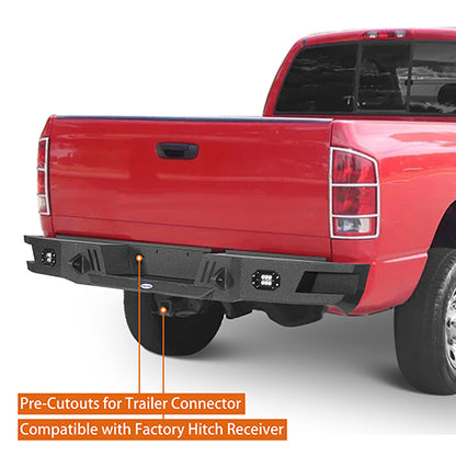 2003-2005 Dodge Ram 2500 Off Road Rear Bumper w/Floodlights - Ultralisk 4x4 ULB.6463 4