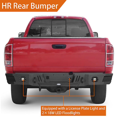 2003-2005 Dodge Ram 2500 Off Road Rear Bumper w/Floodlights - Ultralisk 4x4 ULB.6463 5