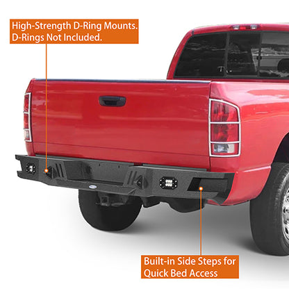 2003-2005 Dodge Ram 2500 Off Road Rear Bumper w/Floodlights - Ultralisk 4x4 ULB.6463 6