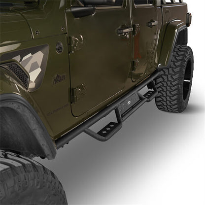 Jeep JT 4-Door Side Steps & Tubular Half Doors for 2020-2023 Jeep Gladiator JT  ultralisk4x4 ULB.3009+7001 11