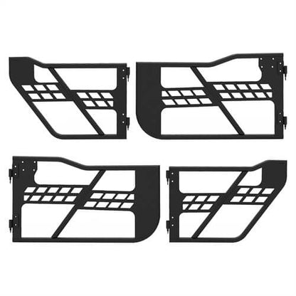 Jeep JT 4-Door Side Steps & Tubular Half Doors for 2020-2023 Jeep Gladiator JT  ultralisk4x4 ULB.3009+7001 12