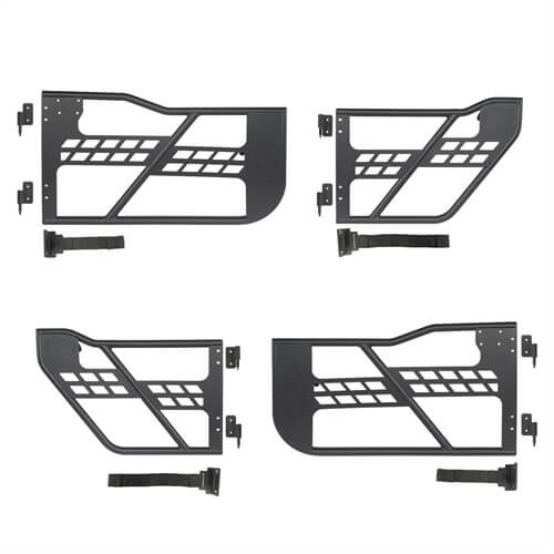 Jeep JT 4-Door Side Steps & Tubular Half Doors for 2020-2023 Jeep Gladiator JT  ultralisk4x4 ULB.3009+7001 13