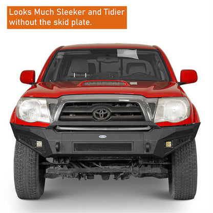 Tacoma Front Bumper Full Width Front Bumper w/Winch Plate for 2005-2011 Toyota Tacoma - Ultralisk 4x4  b4025s 9