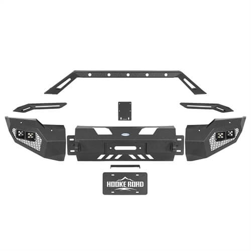 Aftermarket Front Bumper w/ Winch Plate For 2006-2008 Ram 1500 - Ultralisk4x4 -u6506-11