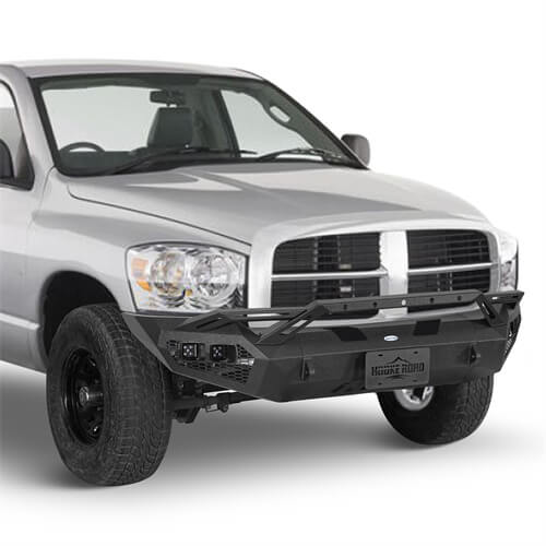 Aftermarket Front Bumper w/ Winch Plate For 2006-2008 Ram 1500 - Ultralisk4x4 -u6506-2