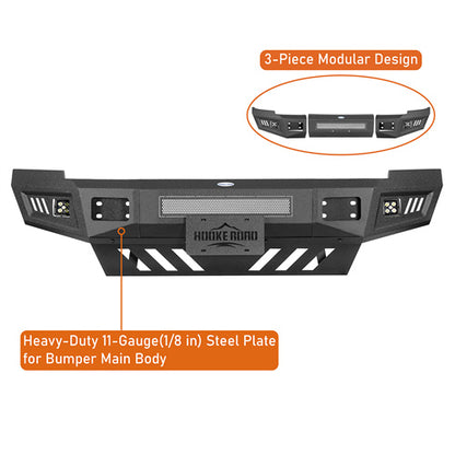 Aftermarket Guardian Ⅱ Front Bumper For 2010-2018 Ram 2500 3500 - Ultralisk4x4