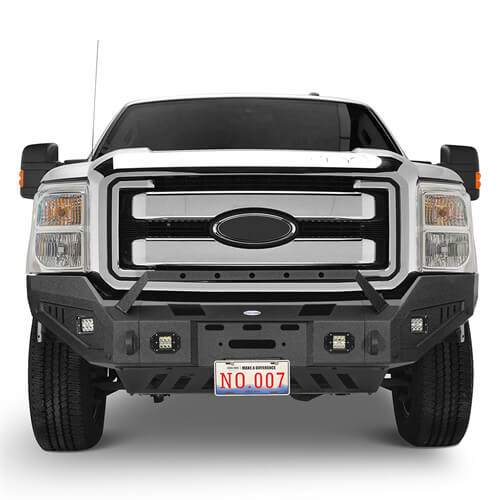 Aftermarket Full-Width Ford F-250 Front Bumper Pickup Truck Parts For 2011-2016 Ford F-250 - Ultralisk 4x4  ul8525 2