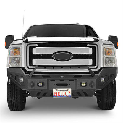 Aftermarket Full-Width Ford F-250 Front Bumper Pickup Truck Parts For 2011-2016 Ford F-250 - Ultralisk 4x4  ul8525 2