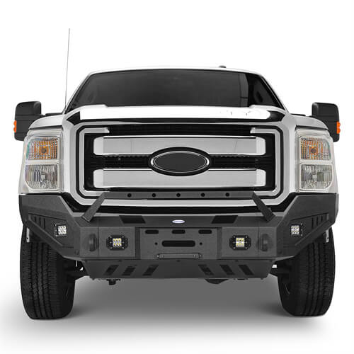 Aftermarket Full-Width Ford F-250 Front Bumper Pickup Truck Parts For 2011-2016 Ford F-250 - Ultralisk 4x4  ul8525 3