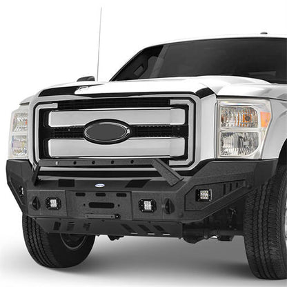 Aftermarket Full-Width Ford F-250 Front Bumper Pickup Truck Parts For 2011-2016 Ford F-250 - Ultralisk 4x4  ul8525 4