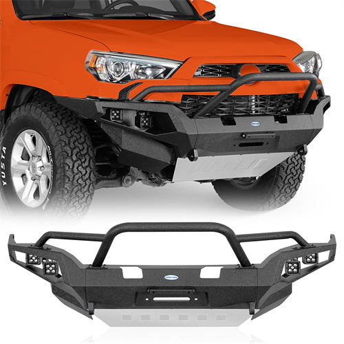 Aftermarket Full-Width Front Bumper For 2014-2024 Toyota 4Runner - u9815-1