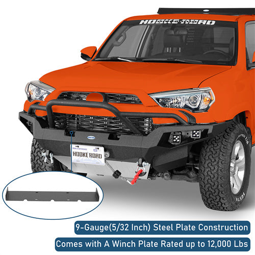 Aftermarket Full-Width Front Bumper For 2014-2024 Toyota 4Runner - u9815-6