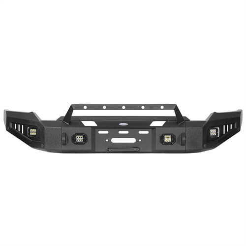 Aftermarket Full-Width GMC Sierra Front Bumper Pickup Truck Parts For 2020-2023 GMC Sierra 2500HD/3500HD - Ultralisk4x4 ul9205 16