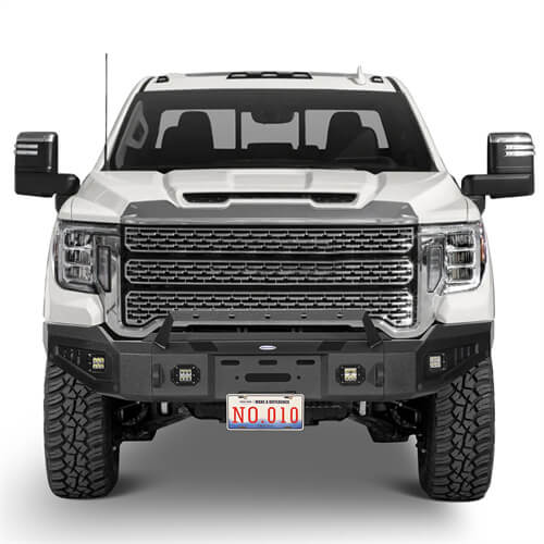 Aftermarket Full-Width GMC Sierra Front Bumper Pickup Truck Parts For 2020-2023 GMC Sierra 2500HD/3500HD - Ultralisk4x4 ul9205 3