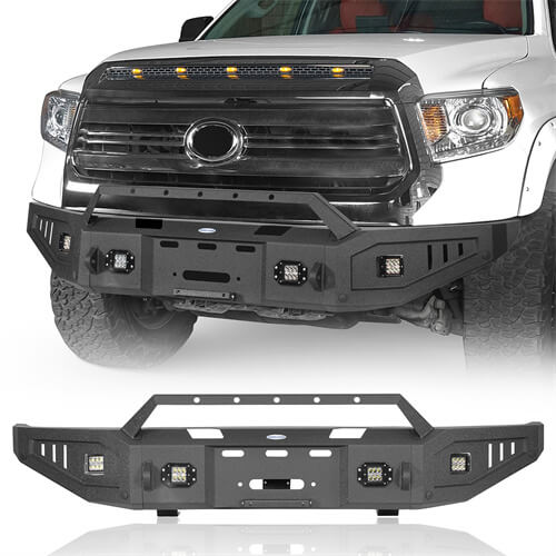 2014-2021 Toyota Tundra Aftermarket Full Width Front Bumper - Ultralisk4x4 UL5009 1