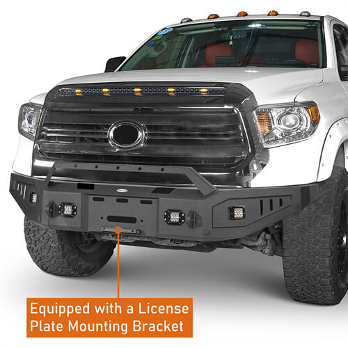 2014-2021 Toyota Tundra Aftermarket Full Width Front Bumper - Ultralisk4x4 UL5009 10