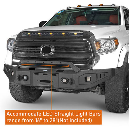 2014-2021 Toyota Tundra Aftermarket Full Width Front Bumper - Ultralisk4x4 UL5009 11