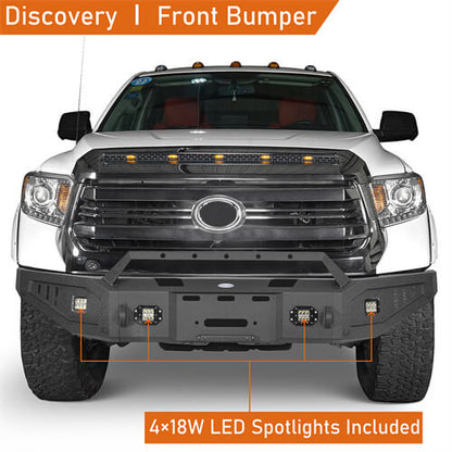 2014-2021 Toyota Tundra Aftermarket Full Width Front Bumper - Ultralisk4x4 UL5009 7