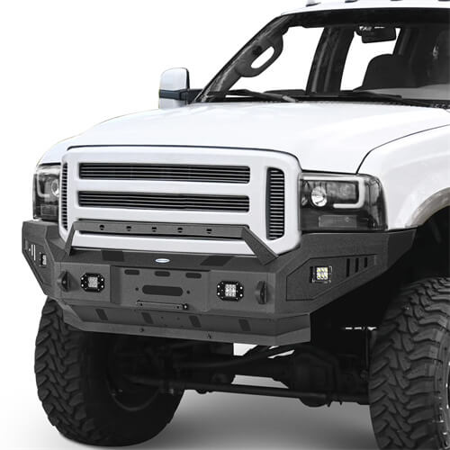 2005-2007 Ford F-250 Aftermarket Full Width Front Bumper - Ultralisk4x4 ul8505 2