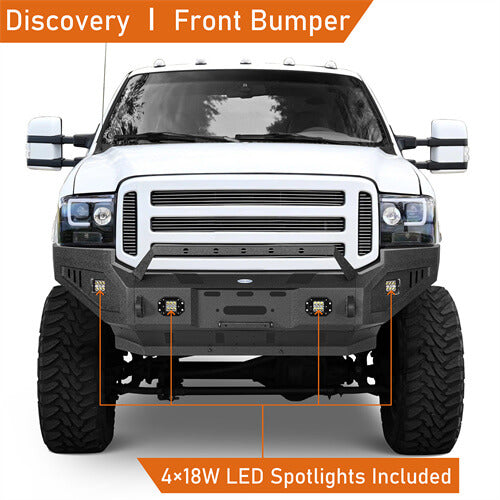 2005-2007 Ford F-250 Aftermarket Full Width Front Bumper - Ultralisk4x4 ul8505 7