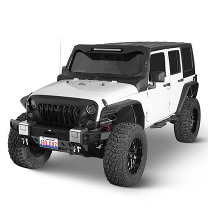 Side Hoop Steps Kit Jeep Wrangler Accessories For 2007-2018 Jeep Wrangler JK 4-Door - Ultralisk4x4 ul094s 3