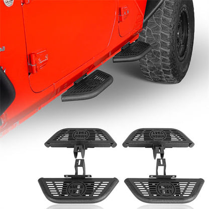 Side Hoop Steps Kit Jeep Wrangler Parts For 2018-2023 Jeep Wrangler JL 4-Door - Ultralisk4x4 b3059s 1