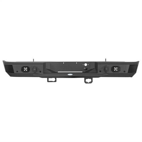 Aftermarket Rear Bumper w/ LED spotlights For Chevy Silverado 1500 - Ultralisk4x4 -u9036-3