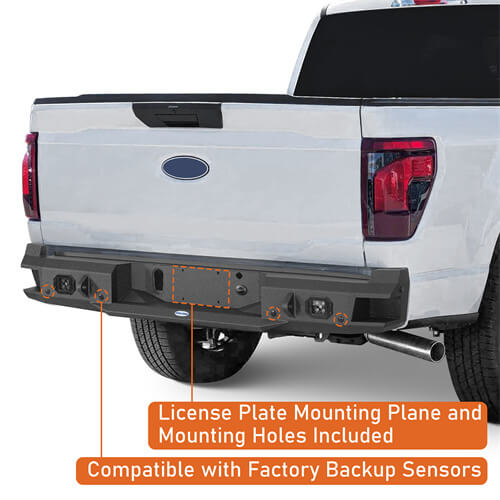 Aftermarket Rear Bumper For 2021-2024 F-150 (Excluding Raptor & Tremor) - Ultralisk4x4