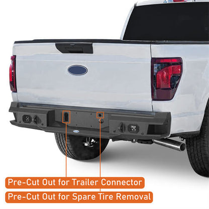 Aftermarket Rear Bumper For 2021-2024 F-150 (Excluding Raptor & Tremor) - Ultralisk4x4