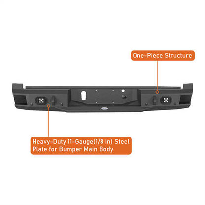 Aftermarket Rear Bumper For 2021-2024 F-150 (Excluding Raptor & Tremor) - Ultralisk4x4