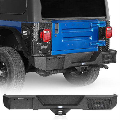 Aftermarket Rear Bumper For 1987-2006 Jeep Wrangler YJ & TJ - Ultralisk4x4-u1039s-1