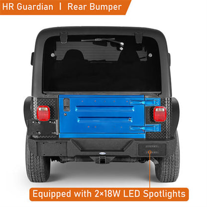 Aftermarket Rear Bumper For 1987-2006 Jeep Wrangler YJ & TJ - Ultralisk4x4-u1039s-4