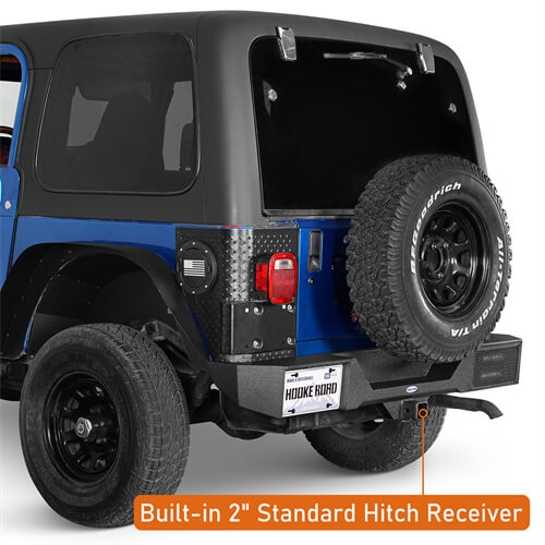 Aftermarket Rear Bumper For 1987-2006 Jeep Wrangler YJ & TJ - Ultralisk4x4-u1039s-6