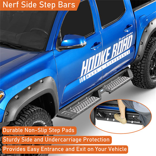 Aftermarket Side Step Bars 2005-2023 Toyota Tacoma Double Cab - Ultralisk4x4 -u4225-4