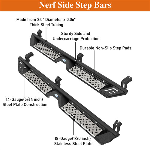 Aftermarket Side Step Bars 2005-2023 Toyota Tacoma Double Cab - Ultralisk4x4 -u4225-8