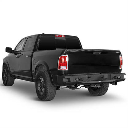  2009-2018 Dodge Ram 1500 Aftermarket Steel Rear Bumper Back Step - ultralisk4x4 ul6025s 4