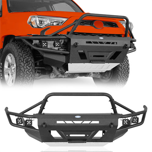 Aftermarket Tube Front Bumper For 2014-2024 Toyota 4Runner - u9813-1