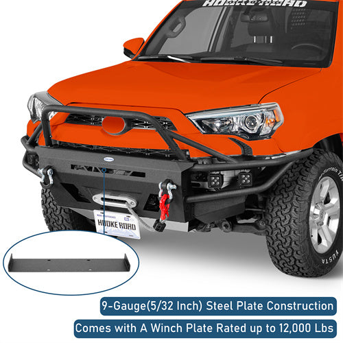 Aftermarket Tube Front Bumper For 2014-2024 Toyota 4Runner - u9813-6