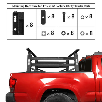 Adjustable Truck Bed Rack Aluminum Cargo Rack (Toyota & Nissan Trucks) - ultralisk4x4