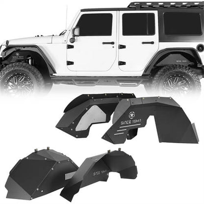 Aluminum Front and Rear Inner Fender Liners For 2007-2018 Jeep Wrangler JK - Ultralisk4x4 - Ultralisk4x4 -u21132114s-1