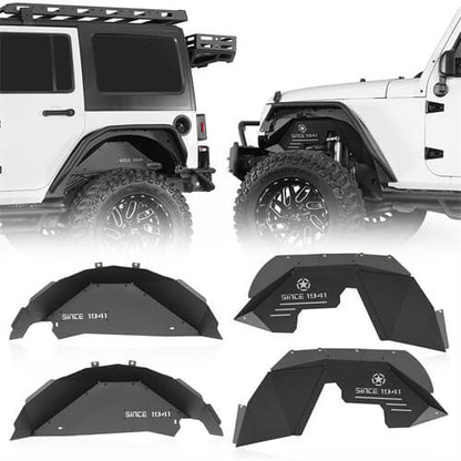 Aluminum Front and Rear Inner Fender Liners For 2007-2018 Jeep Wrangler JK - Ultralisk4x4 - Ultralisk4x4 -u21132114s-7