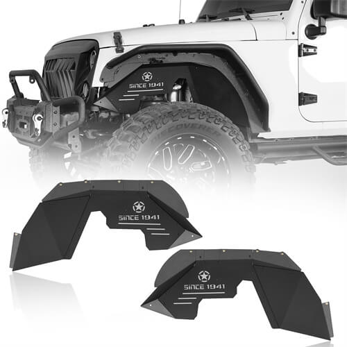 Aluminum Front Inner Fender Liners For 2007-2018 Jeep Wrangler JK - Ultralisk4x4 - u2113s - 1