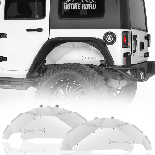 Aluminum Rear Inner Fender Liners For 2007-2018 Jeep Wrangler JK - Ultralisk4x4 - u2112s - 1