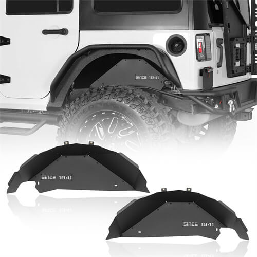 Aluminum Rear Inner Fender Liners For 2007-2018 Jeep Wrangler JK - Ultralisk4x4 - u2114s - 1