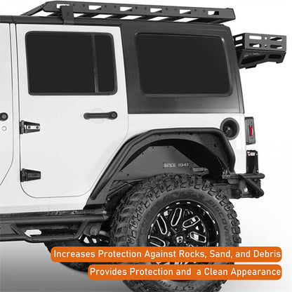 Aluminum Rear Inner Fender Liners For 2007-2018 Jeep Wrangler JK - Ultralisk4x4 - u2114s - 5