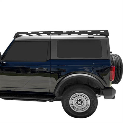 Aluminum Roof Rack 2021-2024 Ford Bronco 2-Door Hardtop - Ultralisk4x4-u8929s-2