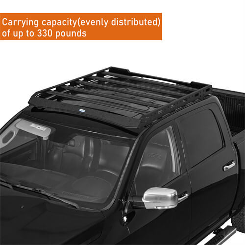 Aluminum Roof Rack For 2009-2018 Ford F-150 Raptor & F-150 Super Crew | Ram 1500  Crewcab & Quad Cab - Ultralisk4x4-u9909s-6