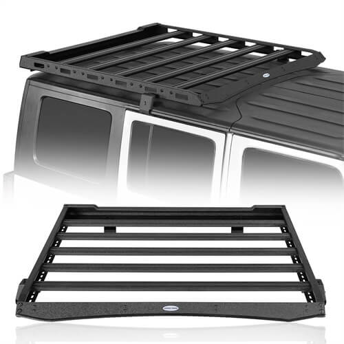 2007-2018 Jeep Wrangler JK Aluminum Roof Top Cargo Rack For Hard Top 2/4 Doors - Ultralisk4x4 ul2078 1